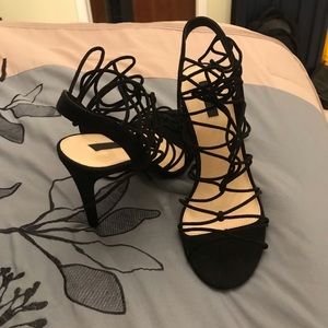 Strappy heels